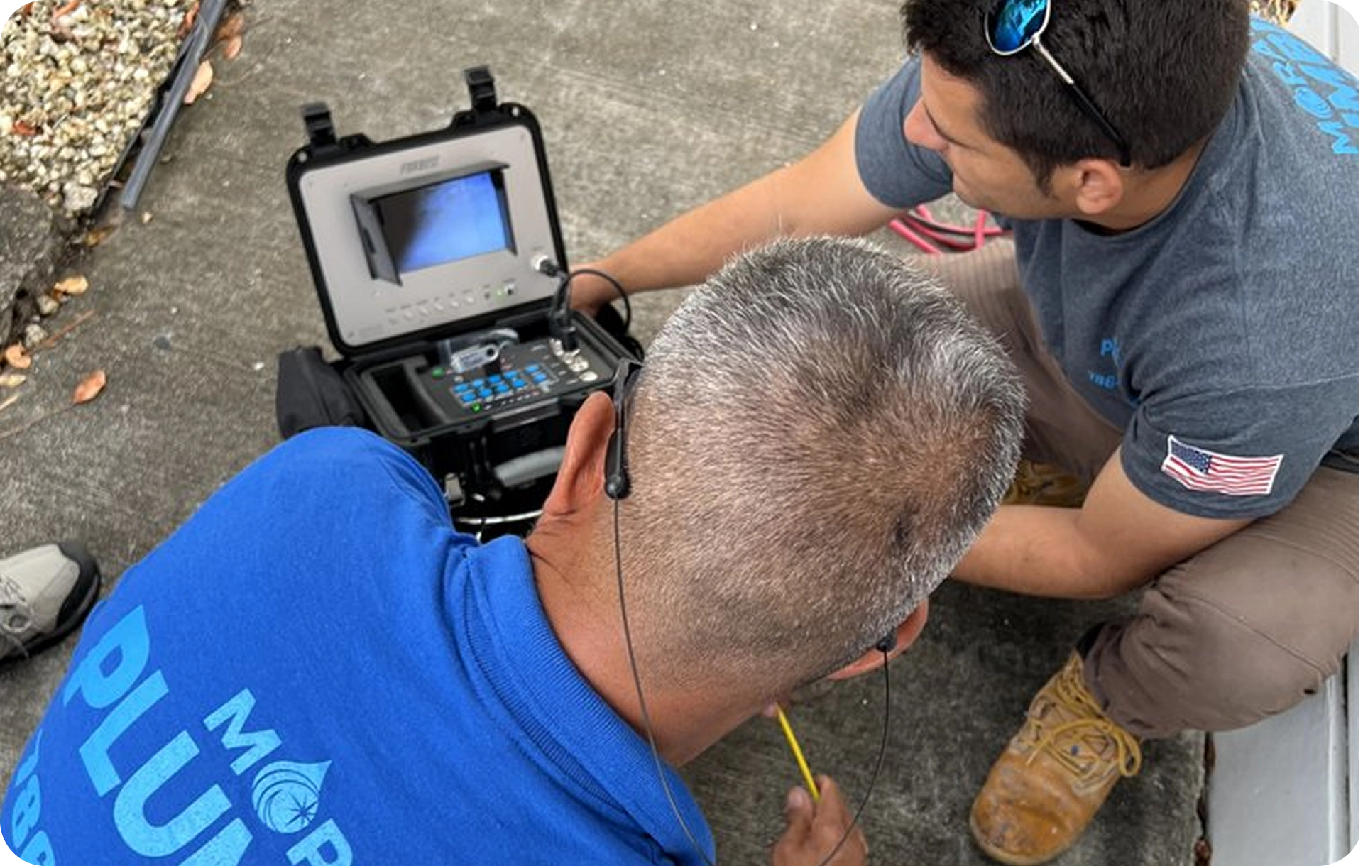 Pipe with Aqua Pro label